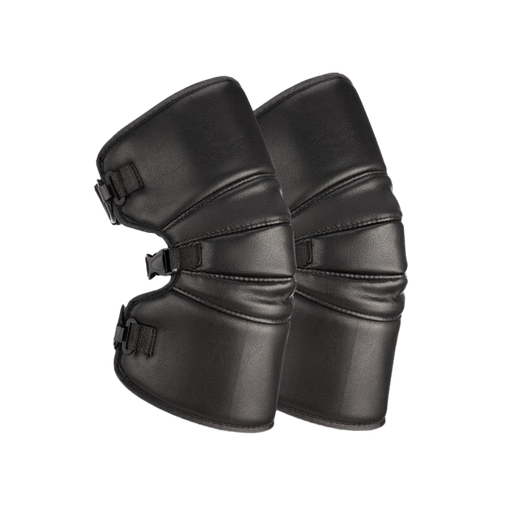 Bovonik knee pads, motorcycle knee pads, winter cold protection, thickened knee pads, battery car protective gear, leg pads, knee pads, short black