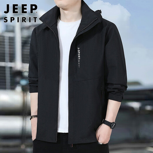 JEEP SPIRIT Jeep jacket men's hooded autumn and winter jacket men's assault tops casual trendy workwear men's clothing