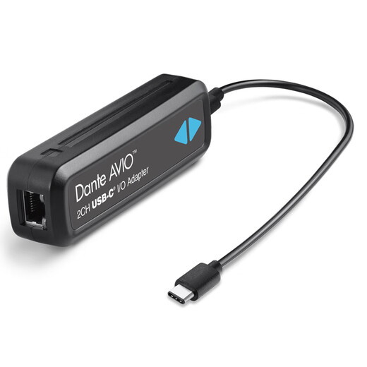 DANTE BY AUDINATE Dante AVIO adapter digital-to-analog converter Dante pigtail digital audio network transmission input and output channel ADP-USBC-AU-2X2 (TypeC adapter)