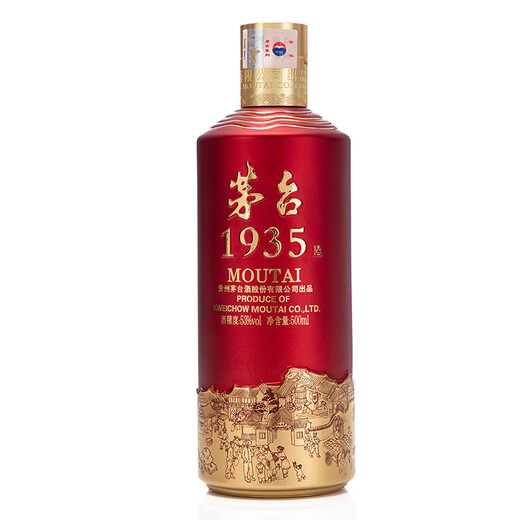 茅台 1935 酱香型白酒 53度 500ml 单瓶装（新老包装随机发货）