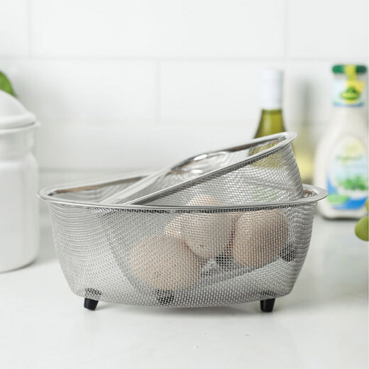 All-purpose stainless steel sink filter triangle drain net drain rack leftover artifact kitchen storage rack storage rag rack