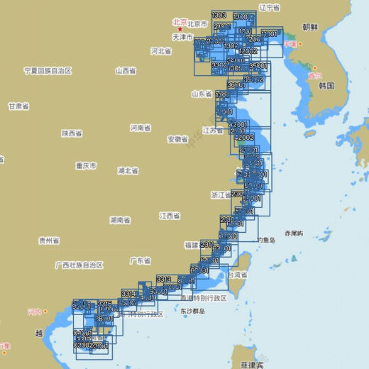 辽宁海事海图纸质庄河港大连老铁山水道普兰店渤海湾辽东湾鲇鱼湾 12353t普兰店湾航道(一)