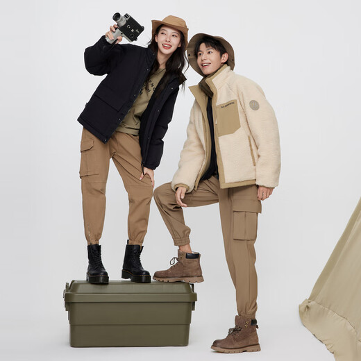 波司登（BOSIDENG）【断码清仓】奥莱冬季羽绒服男休闲户外短款羊羔绒时尚百搭厚外套 苍绿色4401 S 160/80A