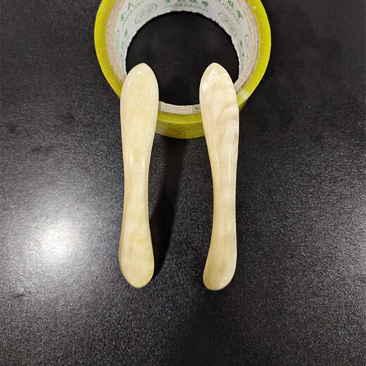 Meng Junchen double-point hairpin reverse-buckle hairpin elegant classical ethnic style hidden ox horn traditional hairpin hairpin yellow 11-12cm