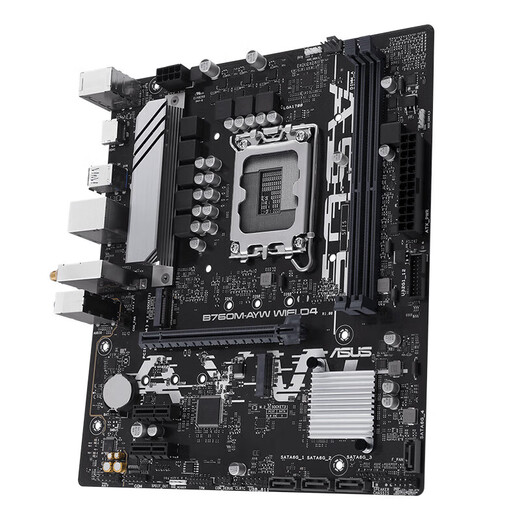 ASUS (ASUS) H610/B760 Juego de placa base Intel 12th Generation i5 12490f/12600kf/i512400f Box Board Board CPU Board U Set ASUS B760M-AYW WIFI D4 I5 1349