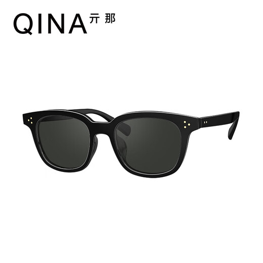 Qina (Qina) Gafas Zhao Lusi Las mismas gafas de sol para hombres y mujeres en la protección solar de verano Gafas de sol de alto valor QN5010A10