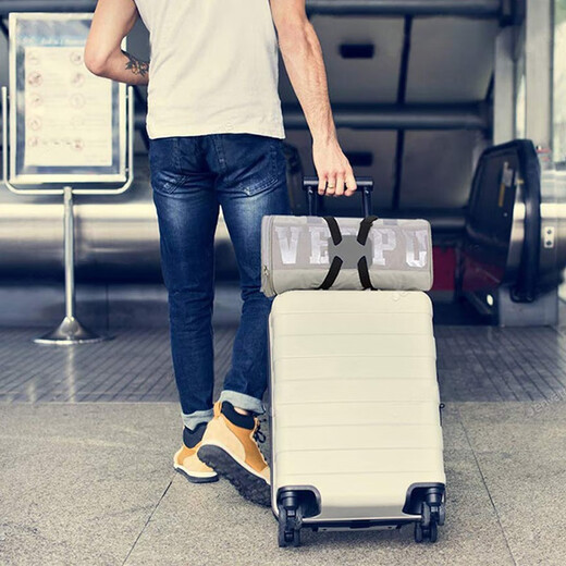 丛林部落旅行箱包安全固定捆绑绳行李箱捆绑带加固弹力托运捆扎带松紧带 黑色