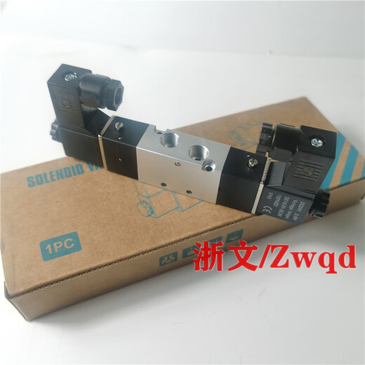 Solenoid valve RV5212-06 06Q QAC220V DC24V two-position five-way double electric control directional valve DC24V