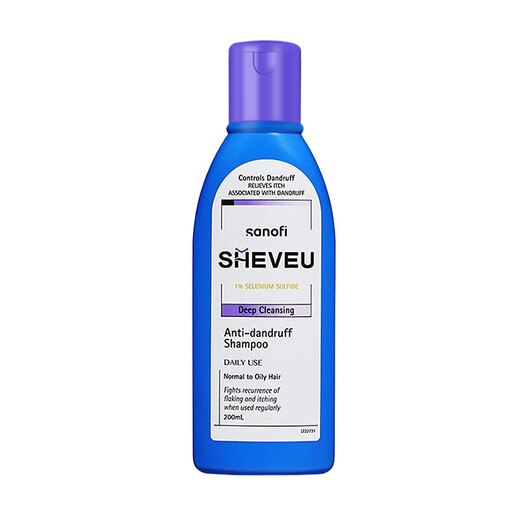 Selsun Australian Selenium Disulfid Anti-Dandruff-Anti-Just-Shampoo-Ölkontrolle flauschig und glattes Shampoo Shampoo Silikon-freie Ölkontrolle Anti-Dandruff Typ 200 ml-Purpur-Cover-Upgrade Edition