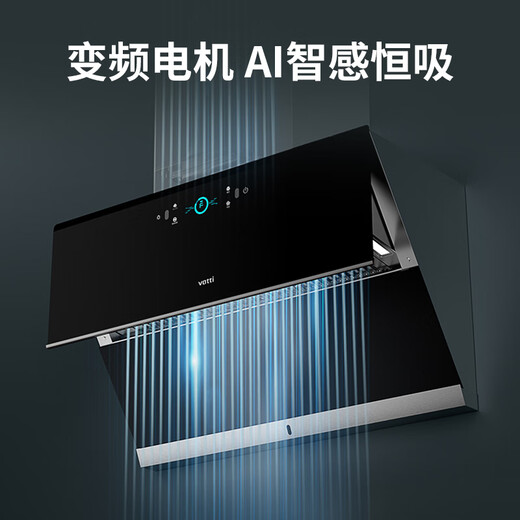 华帝（VATTI）国家政府补贴20%变频吸油烟机燃气灶具套装侧吸式 24立方大吸力自动清洗智能挥手操控i11142 烟灶2件套丨配5.2kW猛火灶i10073B天然气