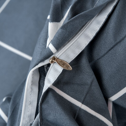 Yalu student dormitory quilt cover sheet three-piece set bedding single dormitory bed and bunk multi-piece quilt set first encounter 0.9m bed sheet three-piece set-quilt cover 150*200cm