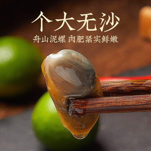 Fresh Xili mud snail ready-to-eat canned yellow mud snail fresh extra large drunk mud snail raw pickled Zhoushan specialty Ningbo seafood conch without sand large drunk mud snail 300g