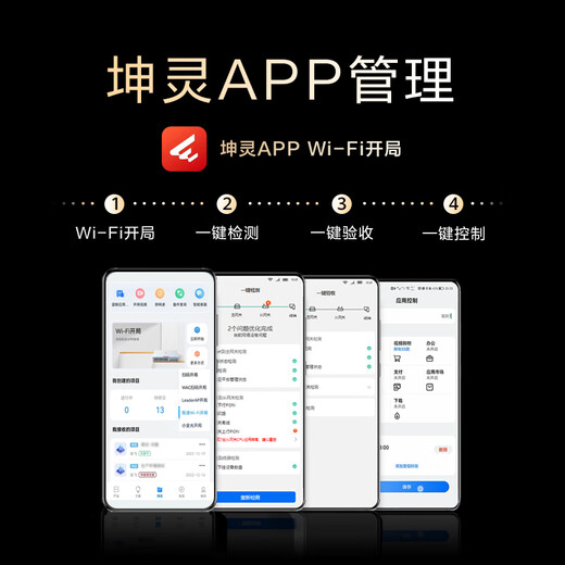 Huawei whole house WiFi6 set 2 ceiling AP+4 dual network port AP+8 port routing and switching all-in-one machine 3000M wireless AP Gigabit router AC+AP set simple white