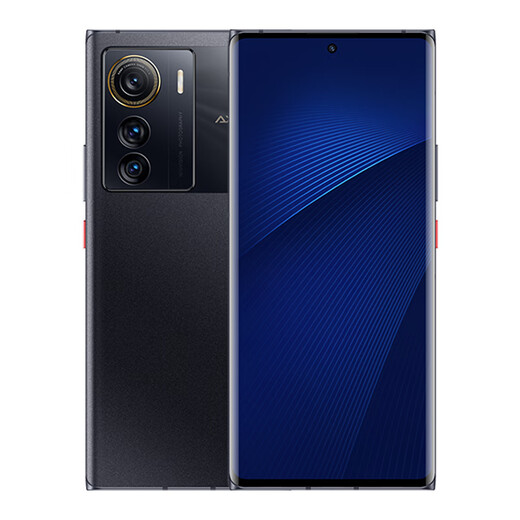 [Качественный новый продукт] ZTE Axon 50 Ultra Snapdragon 8+ 144 Гц экрана с высоким обновлением 64 млн. Тройной камеры с высокой рефекцией 12 ГБ+ 512 ГБ Yaojin Black 5G Полное сетевое соединение 5G Photography Mobile Phone