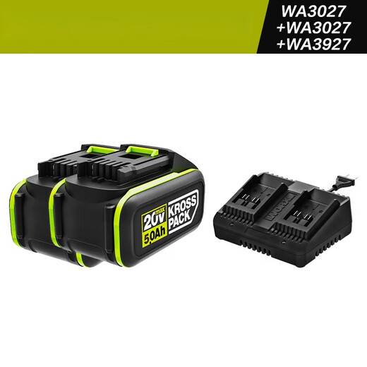 WORX20V Lithium -Akku 4.0/5.0/6.0 Schraubenschlüsselkettensägen -Bohrer Hammer -Ladegerät 3406/3922 Dual Ladegerät Orange Wa3883