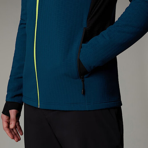 North Face [BC Direct Mail] Chaqueta de montañismo mezclada de poliéster azul para hombres NF0A897B-5LO Código de regalo de San Valentín chino