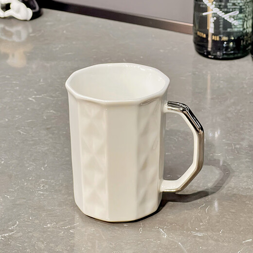 Xibaisheng light luxury water cup set household heat-resistant teapot ceramic cup with handle for family living room entertaining high-end tea set set of 2 ceramic cups 1225 ordinary packaging