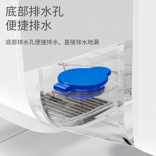 奔麦婴儿洗澡盆加大宝宝浴盆折叠新生儿童可坐躺洗澡神器躺托浴架泡澡 【数显感温】灰+转转乐+太阳花洒
