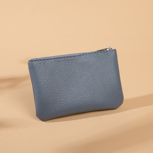 OEMG Reißverschlussmünzen Brieftasche Männer und Frauen Mini -Kartenbeutel Coin Bag Tragbare Schlüsselspeicherbeutel kurzer Leicht und einfaches Schwarz