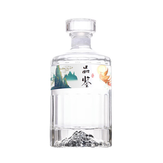 妙普乐酒瓶空瓶 白酒瓶一斤装玻璃酒瓶私人订制SN3886 开山黄6瓶6盒3袋1箱