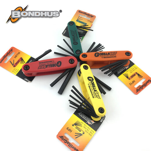 Clcey Sharp American Bolton Metric English Hexagon Schraubenschlüssel Anti-Diebstahl Hexagon Hollow Folding Star Key 12594 Euro Englisch 0,05-3/169 Paket 12591