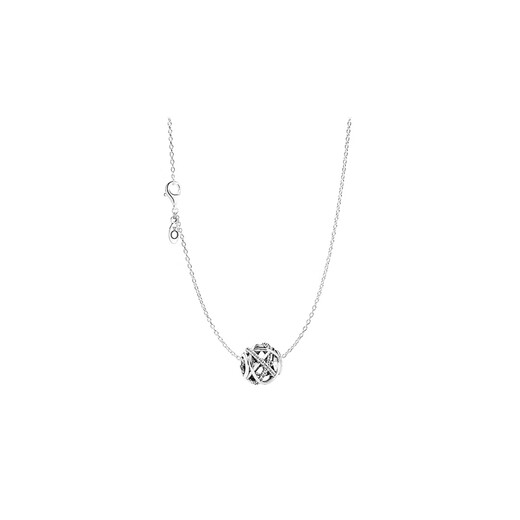 PANDORA Sparkling Hollow Galaxy Necklace Set Birthday Gift for Girlfriend Hollow Galaxy 45cm