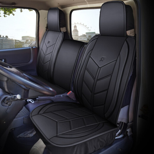 
China National Heavy Truck Ace Tengshi 777B 757B Four Seasons Seat Cushion Fully Surrounded Seat Pack Truck Special Seat Pack Full Leather Light Truck Truck Seat Pack Cushion Single Seat Black and Red Deluxe Edition