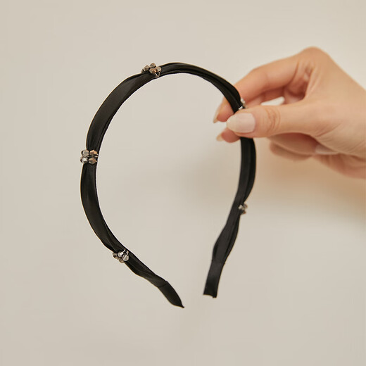 Chimera (CHIMERA) Satin Rhinestone Fine Hairband Simple Sweet Bangs Pressure Headband Headband Hair Accessory Girl Birthday Gift