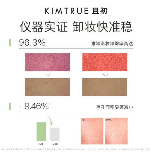 KIMTRUE Cleansing Oil Small Cucumber Facial Gentle Deep Cleansing Light Heavy Makeup Remover Water 150ml