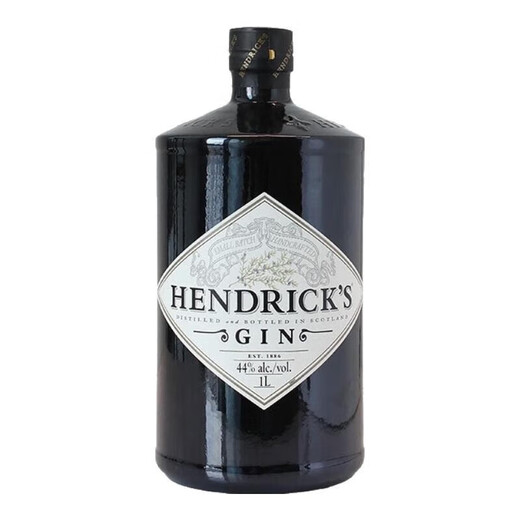 亨利爵士（Hendrick's）金酒杜松子酒 700ml/1000ml  跨境海外版 苏格兰 原瓶进口 洋酒 亨利金酒 1000mL 1瓶