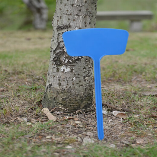 西普顿多种规格多种颜色塑料大号插地牌园艺标签园艺标识牌指示牌地插牌 面45cm白色10个