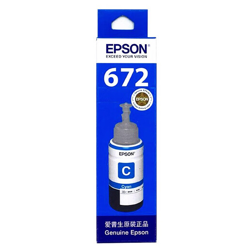 Epson Original Epson 672 Tinte L351 360 380 310 353 358 363 365 383 Drucker Epson T672 Ink Schwarze Farbe Vierfarbige Set