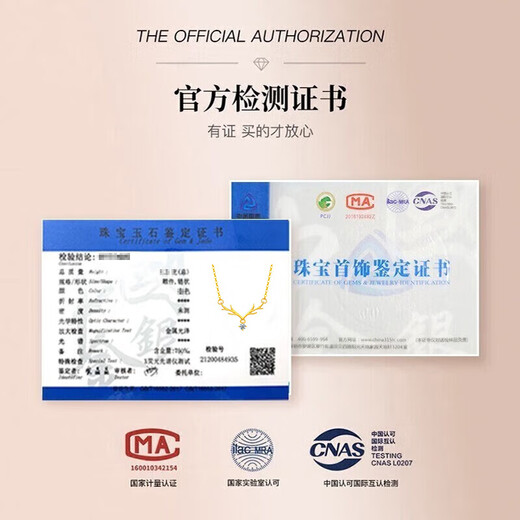 RHM Yulu Has You 18K Gold Diamond Necklace Female Gold Pendant Premium Clavicle Chain Birthday Chinese Valentine's Day Gift for Girlfriend 18K Gold Yulu Has You Diamond Necklace + Certificate