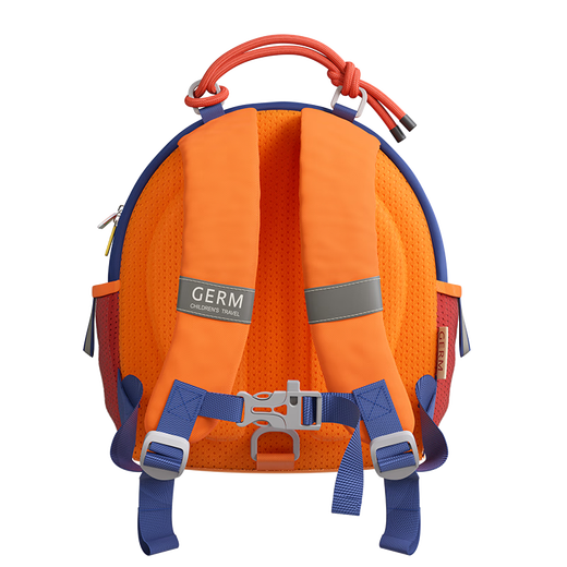 GERM Anpanman Children's Backpack Kindergarten School Bag Ultra-Light Large Capacity Travel Cute Bag Gift Sea Salt Red Bean