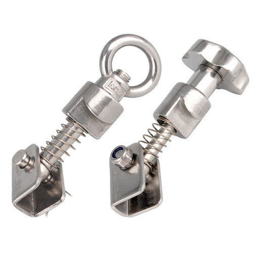 Qian Huinong stainless steel lifting ring nut screw set manhole reaction kettle plum handle union bolt locking accessories M8x70mm lifting ring complete set