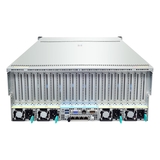 赋欣F828-WE4 DeepSeek服务器 双路EPYC 9004霄龙9654/8卡GPU服务器 深度学习模型训练 4U机架式主机 双路9274F 主频4.05G/24核48线程 准系统【不含GPU