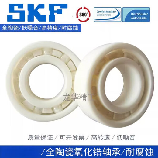 SKF Swedish ceramic bearing zirconia high temperature resistant 6300 6301 6302 6303 6304 6305 customized SKF 6309CE-2RS1