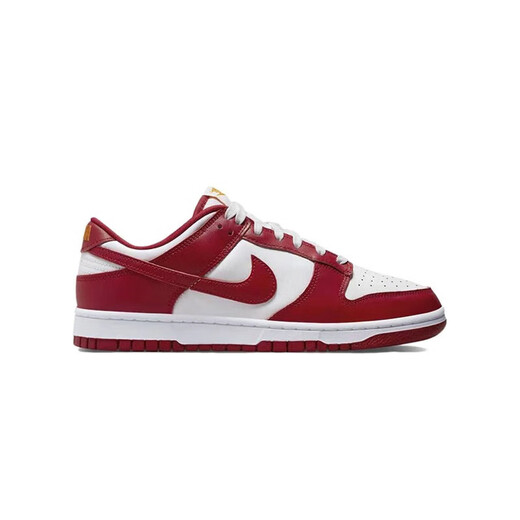 耐克（NIKE） DUNK LOW RETRO 白红 复古低帮休闲板鞋 DD1391-602 38.5