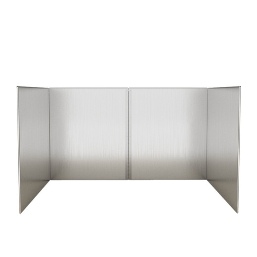 Tuojin кухня из нержавеющей стали масляный барьер масляный барьер масляный барьер утолщенный, устойчивый к высоким температурам теплоизоляционная плита газовой плиты может быть настроена Высота 38 * Глубина 40 * Длина 40 Две части в сложенном виде