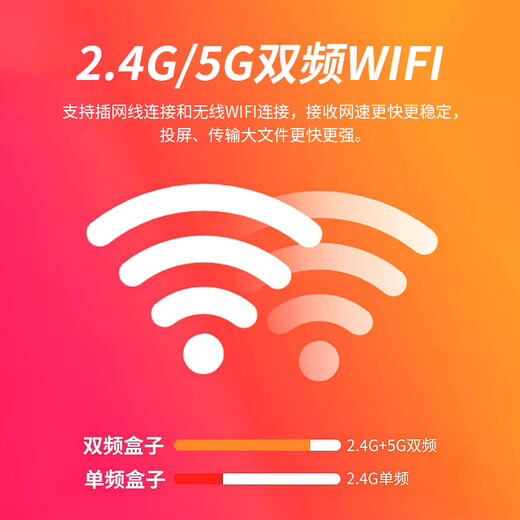 冉星辰异果机顶盒免费高清电视盒子手机无线投屏电视5G双频wifi连接网络盒子全网通【0月租免费看电视】 4K双频数字【开机无广告+电视终身免费看】