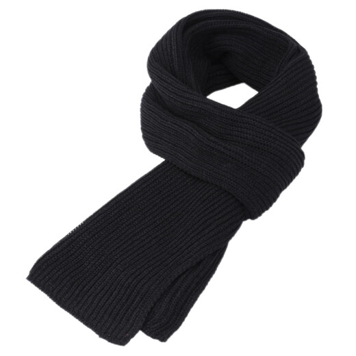 GLO-STORY knitted scarf for men and women, winter warm face protection, ear protection neck scarf, wool knitted scarf