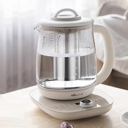 Electric kettle YSH-C18P1 fully automatic heat preservation glass tea brewing glass 1.8L bear health kettle (YSH-C18P1) 1.8L + filter + egg rack