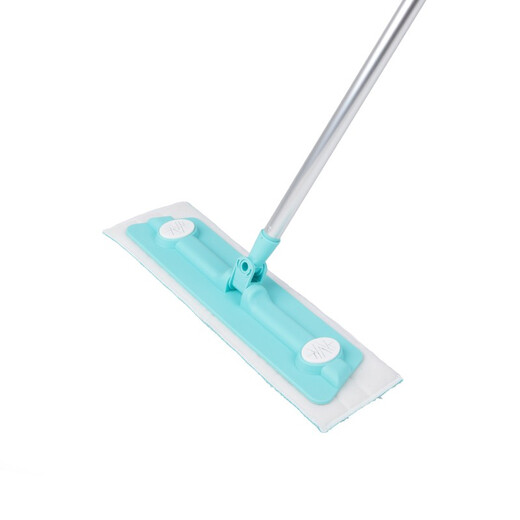 Miaojie Microfiber Flat Mop Upgraded 360 Wet and Dry Mop Household One-Purpose Mopping Magic Mop Rod*1+Mop*2