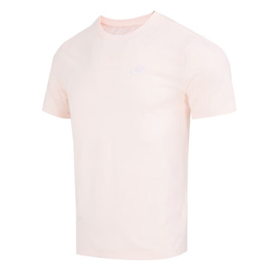 耐克（NIKE）短袖男装夏季新款运动服宽松透气半袖衫时尚舒适休闲圆领T恤衫 AR4999-686/粉色 M