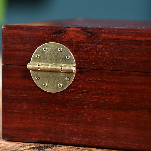 Original Heart Like Snow Rosewood Jewelry Box Solid Wood Jewelry Storage Box Jewelry Box Wooden Jewelry Box Girlfriend 520 Gift for Wife Rosewood Single Board Small Jewelry Box