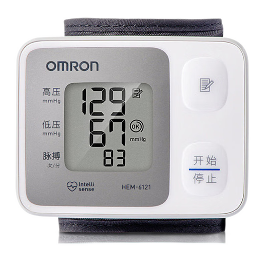 Omron [direkt in der Apotheke verkauft] Omron Blutdruckmessgerät, elektronischer Blutdruckmesser der importierten Blutdruckinstrument [High-End-Modell] Handgelenk Blutdrucker-HEM-6182
