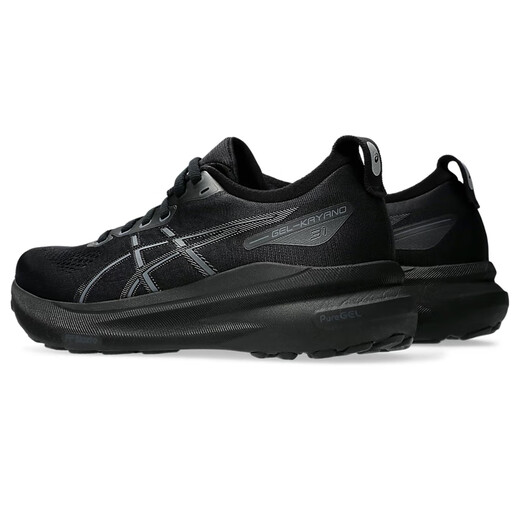 亚瑟士（asics）【Kayano31】女款丨清仓透气防滑减震厚底耐磨马拉松专业跑步鞋 1012B671-001 D宽楦 37
