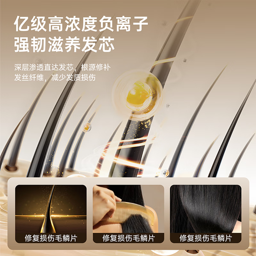 HMEI Haimei L2 high-speed bladeless hair dryer, household silent negative ion high-power hair dryer, high-power 200 million negative ions hair care household hair dryer, holiday gift, platinum gift box