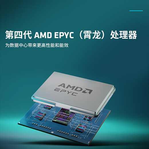 AMD EPYC (Xiaolong) dual-channel 9754/9654 industrial simulation computing DeepSeek localization deployment/CPU rendering scientific computing finite element analysis tower server Dual-channel 9224 2.5G 48 core 96 threads Including 128G memory 2T solid-state RTX