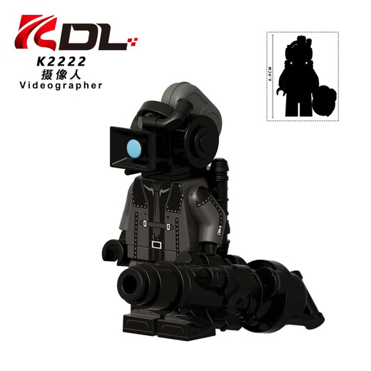 Clcey6.1 Monitor de inodoro de regalo Astronomical Duke GMAN 5.0 Samurai Video Blooding Blocks KDL838 SET 6 Modelos (más reciente)
